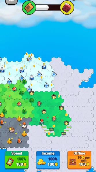 Factory World: Connect Map [MOD: безлимитные деньги и ресурсы] Screenshot 4