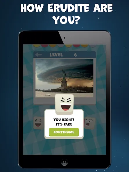 Real or Fake Test Quiz [MOD: без рекламы и подсказки доступны] Screenshot 4