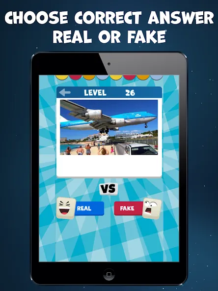 Real or Fake Test Quiz [MOD: без рекламы и подсказки доступны] Screenshot 5
