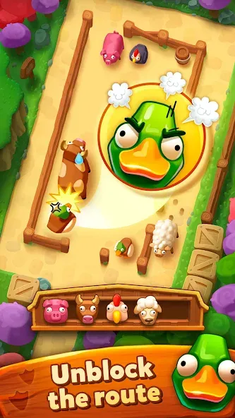 Farm Jam: Animal Parking Game [MOD: безлимитные монеты и все уровни] Screenshot 1