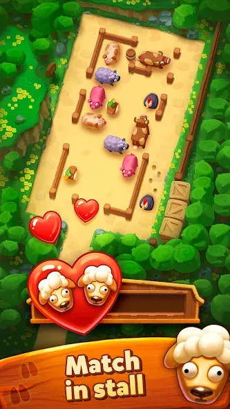 Farm Jam: Animal Parking Game [MOD: безлимитные монеты и все уровни] Screenshot 2