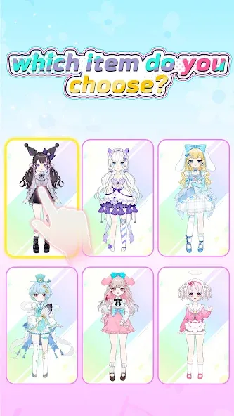 Dress Up! Shining Anime Star [MOD: безлимитные деньги и все наряды] Screenshot 3