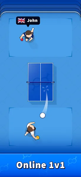 Pongfinity Duels: 1v1 Online [MOD: безлимитные монеты и разблокированы дуэли] Screenshot 1