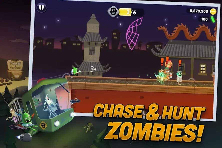 Zombie Catchers : Hunt &amp; sell [MOD: безлимитные монеты и боеприпасы] Screenshot 1