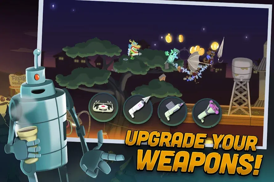Zombie Catchers : Hunt &amp; sell [MOD: безлимитные монеты и боеприпасы] Screenshot 2