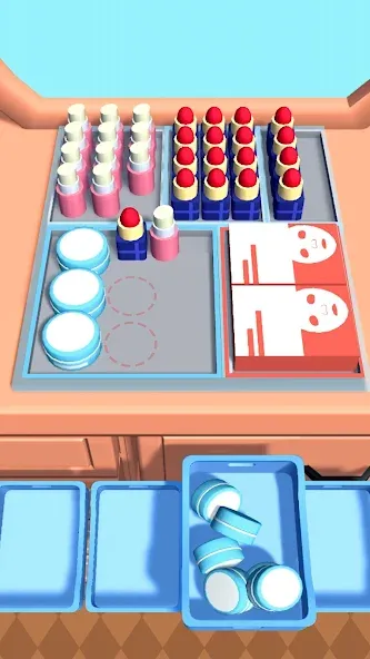 Fill Up Fridge：Organizing Game [MOD: безлимитные монеты и открыты все уровни] Screenshot 3