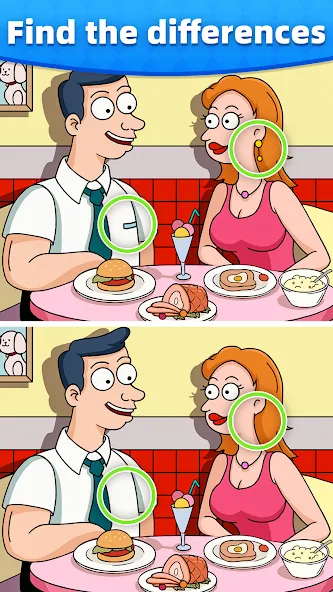 Differences, Find Difference [MOD: без рекламы и все уровни открыты] Screenshot 1