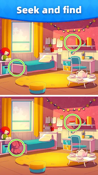 Differences, Find Difference [MOD: без рекламы и все уровни открыты] Screenshot 2