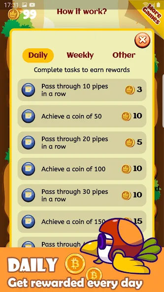 Flap To Earn [MOD: бесконечные монеты и быстрый полёт] Screenshot 4