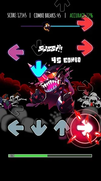 Music Rhythm Battle Night [MOD: все ритм-битвы разблокированы] Screenshot 4