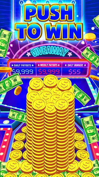 Cash Carnival Coin Pusher Game [MOD: безлимитные монеты и джекпоты] Screenshot 2