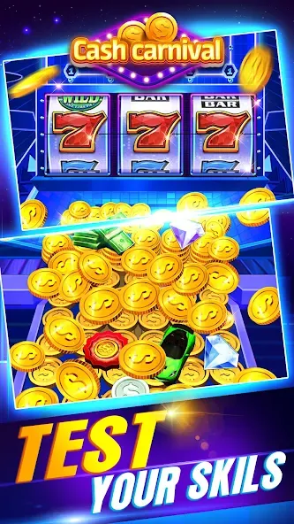 Cash Carnival Coin Pusher Game [MOD: безлимитные монеты и джекпоты] Screenshot 3