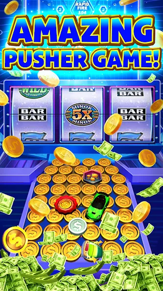 Cash Carnival Coin Pusher Game [MOD: безлимитные монеты и джекпоты] Screenshot 4