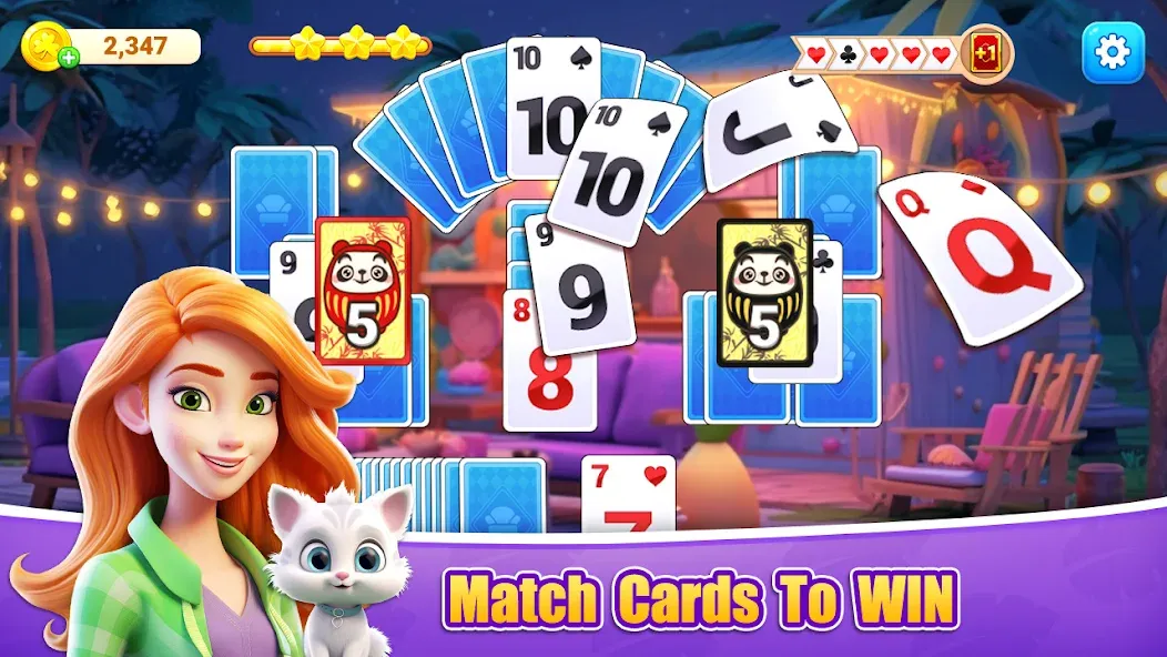 Fish Solitaire™ TriPeaks [MOD: без рекламы и много монет] Screenshot 3