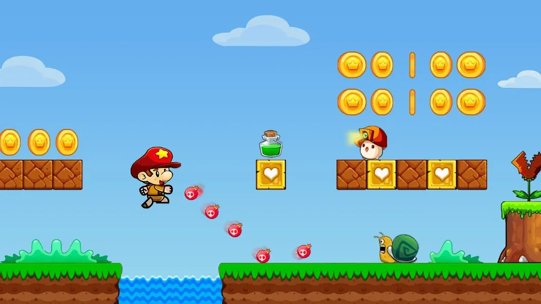 Bob's World - Super Bob Run [MOD: безлимитные монеты и жизни] Screenshot 4