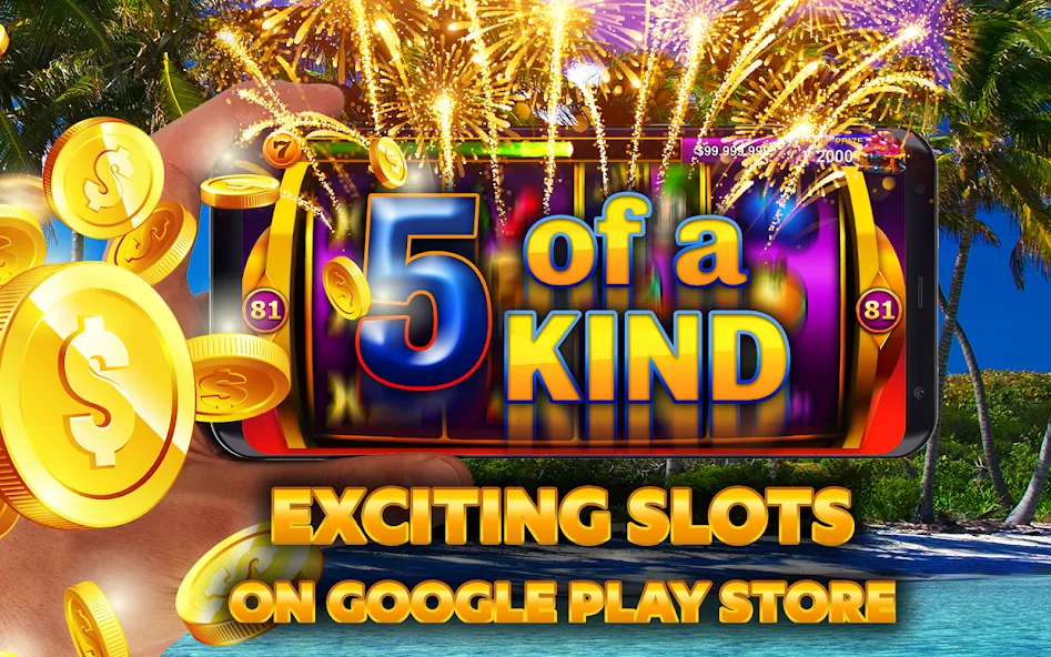 Casino Slots - Slot Machines [MOD: бесконечные монеты и бесплатные вращения] Screenshot 2
