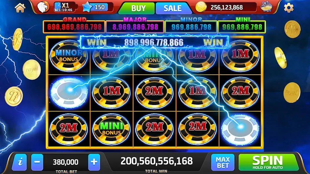 Royal Jackpot Casino Machines [MOD: безлимитные монеты и бонусы] Screenshot 3