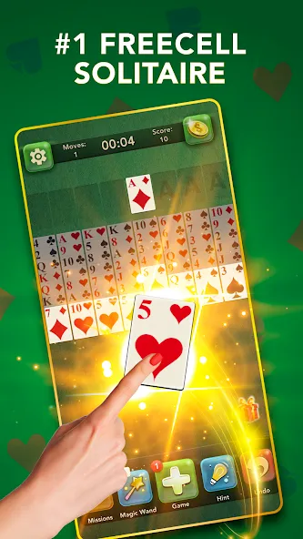 FreeCell Classic Card Game [MOD: открыты все карты и уровни] Screenshot 3
