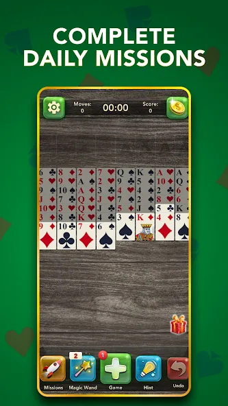 FreeCell Classic Card Game [MOD: открыты все карты и уровни] Screenshot 4