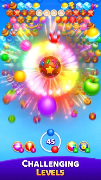 Bubble Cafe [MOD: безлимитные монеты и бонусы] Screenshot 1