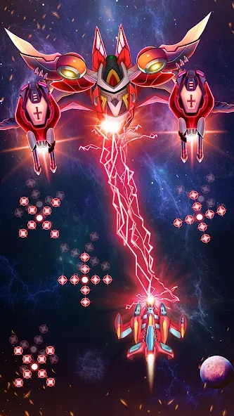 Galaxy Attack - Alien Shooter [MOD: безлимитные монеты и жизни] Screenshot 4
