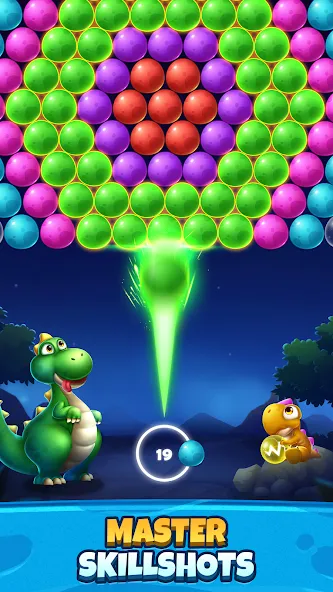 Bubble Shooter Primitive Eggs [MOD: бесконечные жизни и монеты] Screenshot 3