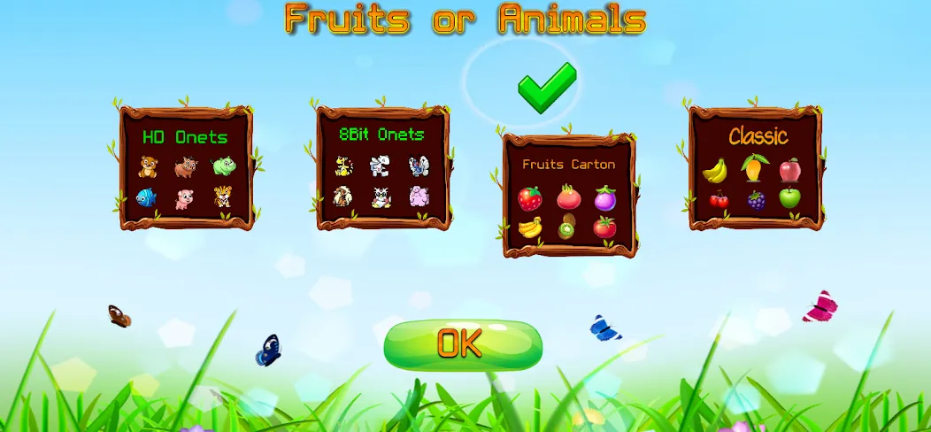 Link fruits - fruit match pair [MOD: подсказки доступны без ограничений] Screenshot 2