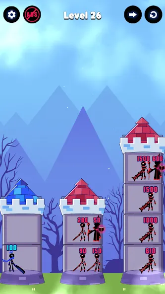 Hero Castle War: Tower Attack [MOD: безлимитные деньги и открыты все уровни] Screenshot 4