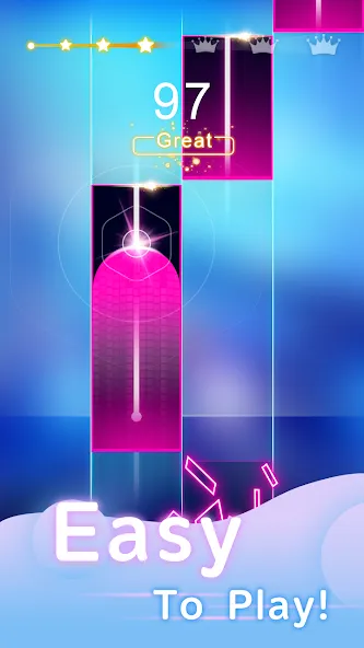 Piano Pop Tiles -Classic Piano [MOD: без рекламы и все треки открыты] Screenshot 2