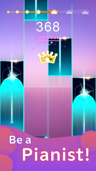 Piano Pop Tiles -Classic Piano [MOD: без рекламы и все треки открыты] Screenshot 5