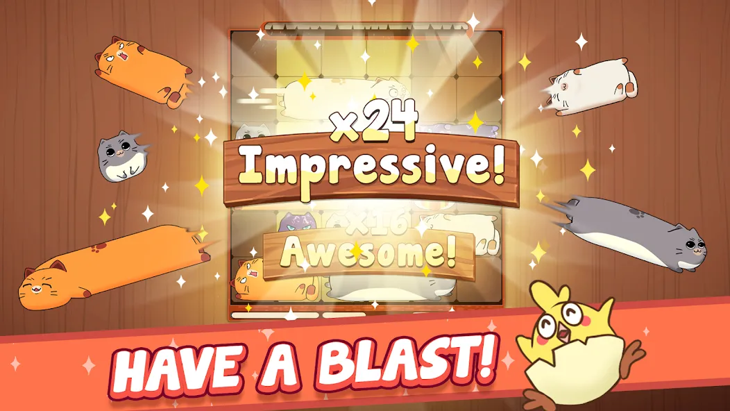 Haru Cats: Cute Sliding Puzzle [MOD: милые котики и все уровни] Screenshot 2