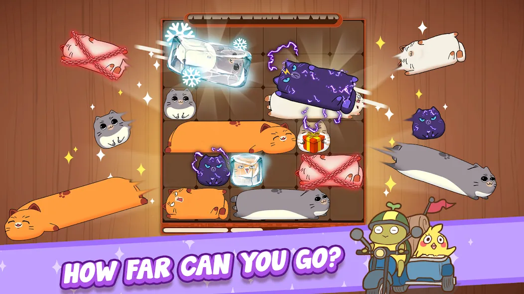 Haru Cats: Cute Sliding Puzzle [MOD: милые котики и все уровни] Screenshot 3