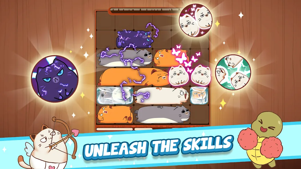 Haru Cats: Cute Sliding Puzzle [MOD: милые котики и все уровни] Screenshot 4