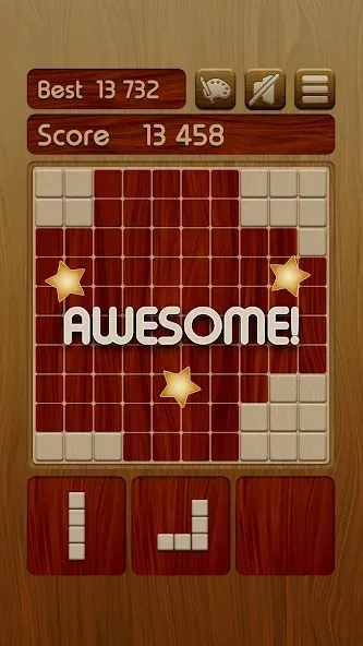 Woody Block Puzzle ® [MOD: без рекламы и много подсказок] Screenshot 3