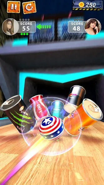 Can Shooting: Ball Games [MOD: безлимитные монеты и открыты уровни] Screenshot 1