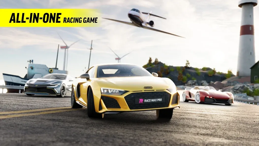 Race Max Pro - Car Racing [MOD: безлимитные деньги и топливо] Screenshot 1