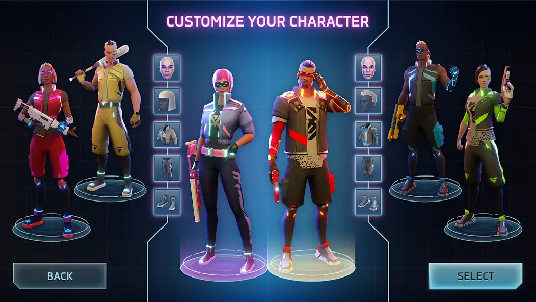 Cyberika: Action Cyberpunk RPG [MOD: безлимитные деньги и оружие] Screenshot 3