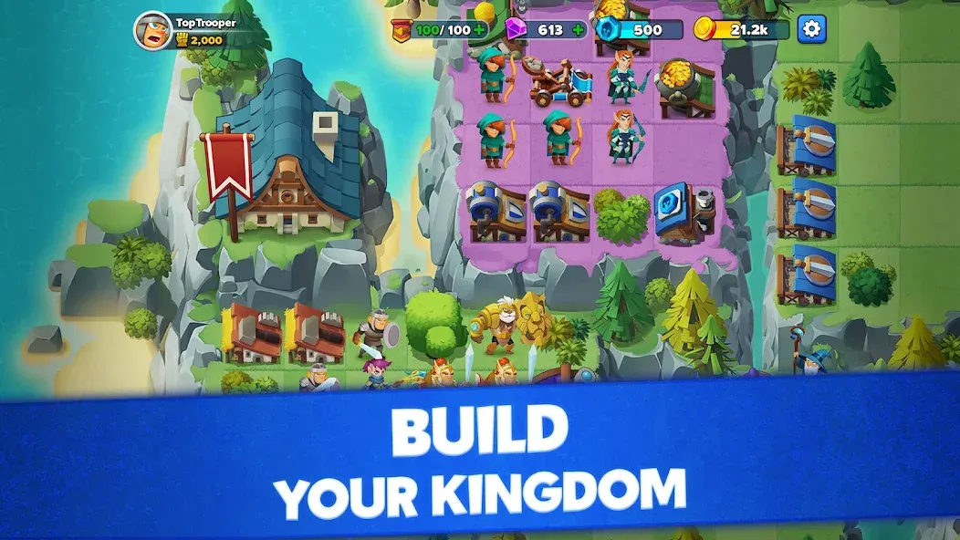 Top Troops: Adventure RPG [MOD: безлимитные деньги и ресурсы] Screenshot 4