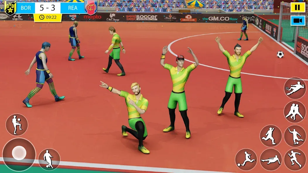 Indoor Futsal: Football Games [MOD: безлимитные деньги и все команды открыты] Screenshot 2
