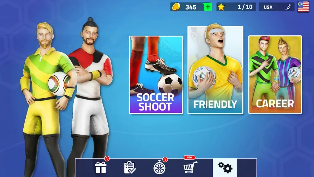 Indoor Futsal: Football Games [MOD: безлимитные деньги и все команды открыты] Screenshot 3