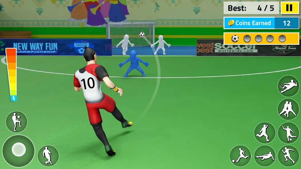 Indoor Futsal: Football Games [MOD: безлимитные деньги и все команды открыты] Screenshot 4