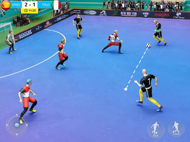 Indoor Futsal: Football Games [MOD: безлимитные деньги и все команды открыты] Screenshot 5