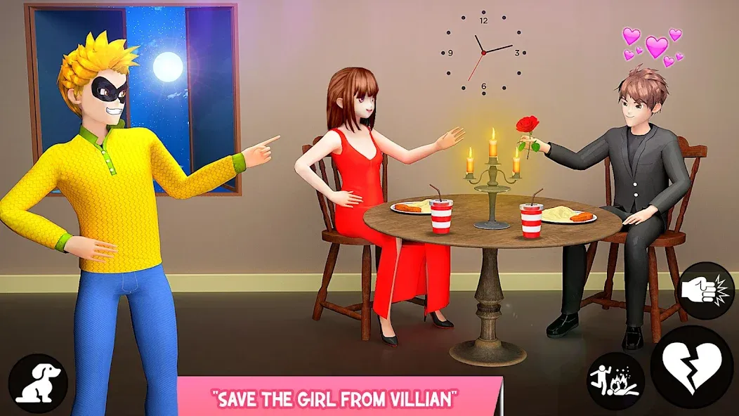 Save the Date 3D: Life Games [MOD: безлимитные деньги и энергия] Screenshot 1