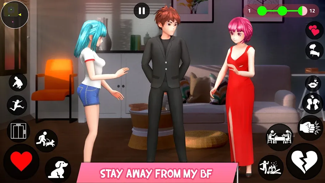 Save the Date 3D: Life Games [MOD: безлимитные деньги и энергия] Screenshot 4