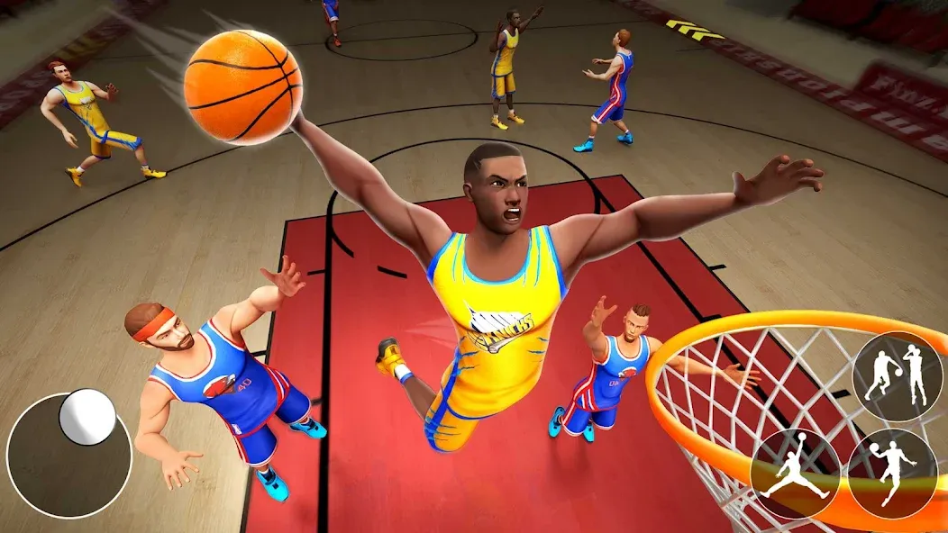 Dunk Smash: Basketball Games [MOD: безлимитные деньги и энергия] Screenshot 1