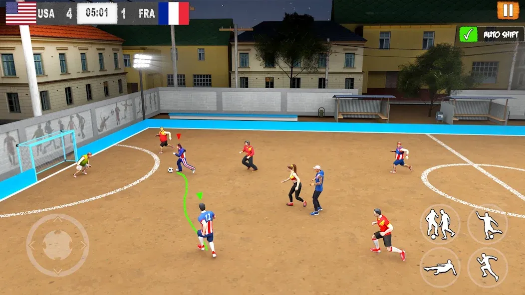 Street Football: Futsal Games [MOD: безлимитные деньги и энергия] Screenshot 3