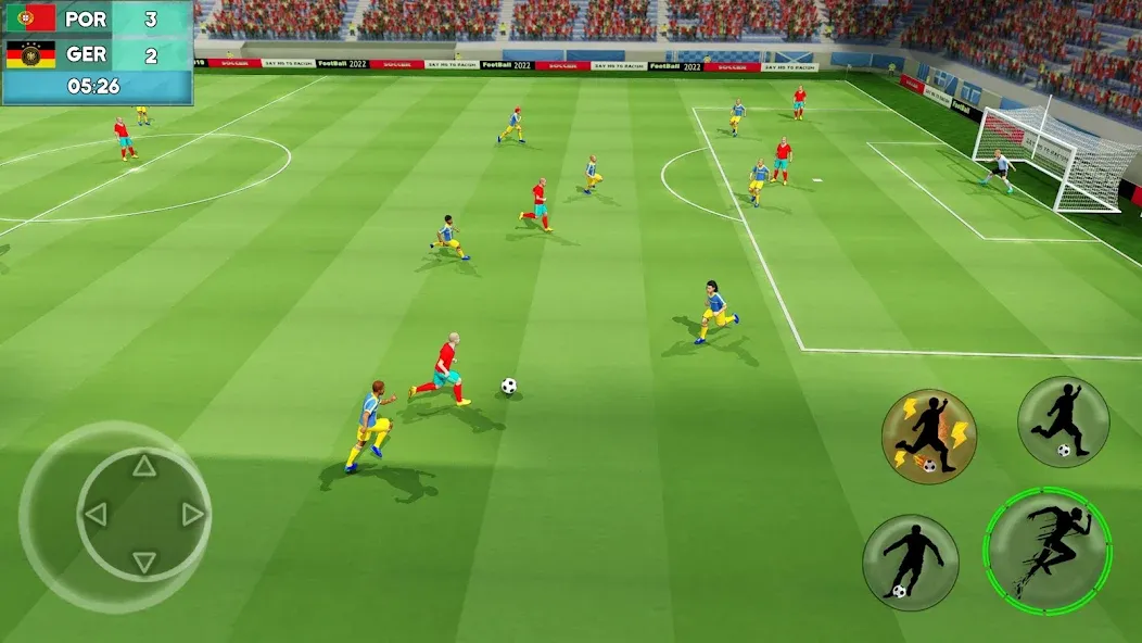 Play Football: Soccer Games [MOD: безлимитные деньги и энергия] Screenshot 3
