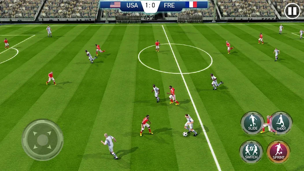 Play Football: Soccer Games [MOD: безлимитные деньги и энергия] Screenshot 4