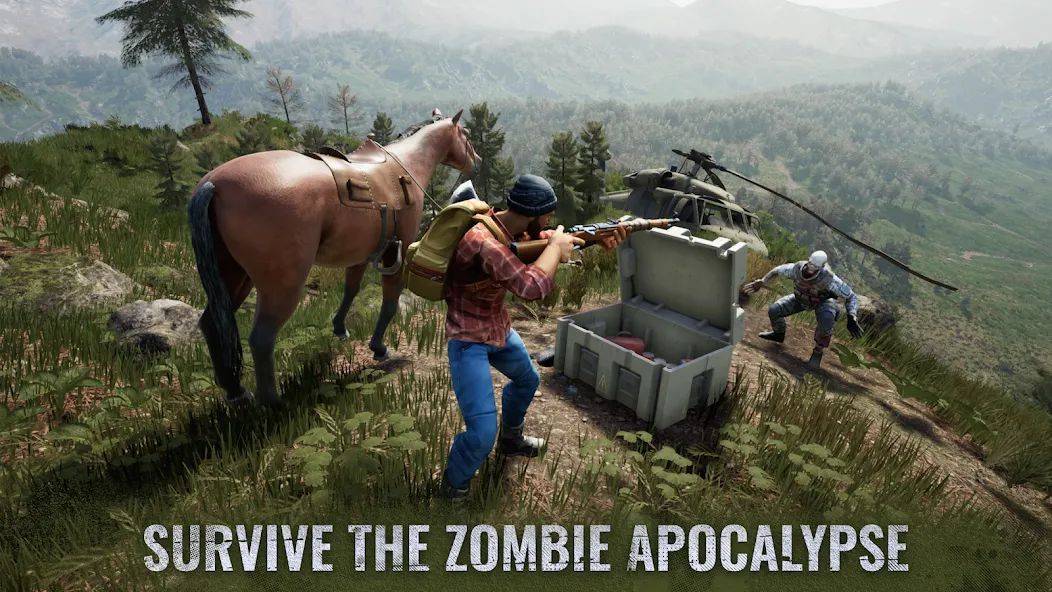 Days After: Survival games [MOD: много ресурсов и оружия] Screenshot 1