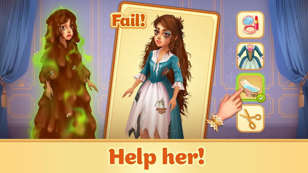 Storyngton Hall: Match 3 games [MOD: безлимитные деньги и жизни] Screenshot 2